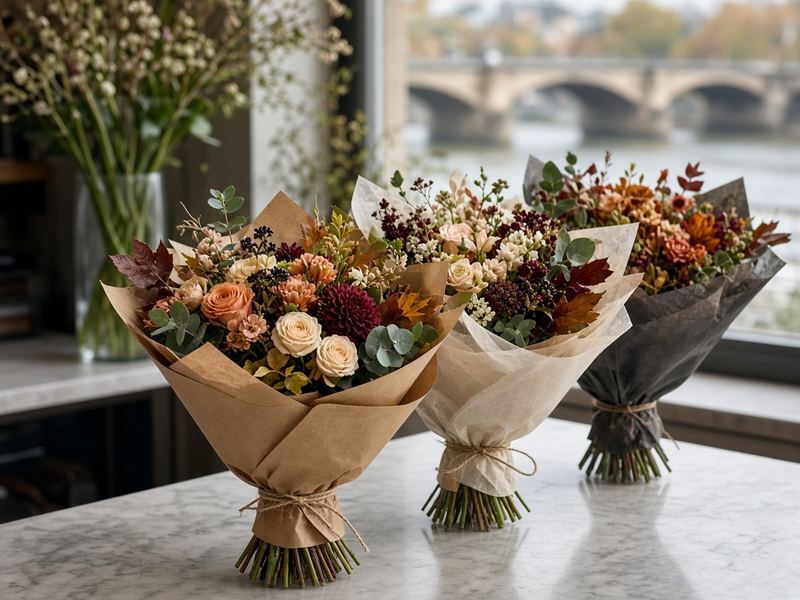 Seasonal bouquets at Florals Frozen Ridge