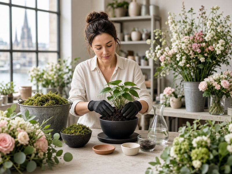 Plant care bar at Florals Frozen Ridge